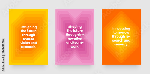 Showcase your content in a modern way with this abstract geometric template. Use it as a frame for text - ideal for flyers, posters, and covers.