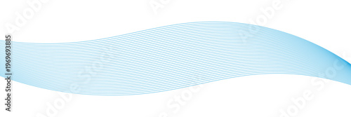 Curved wave lines pattern on white background. Wave striped lines pattern for backdrop, wallpaper template. Simple curved lines with stripes texture. Striped background. vector Illustration . EPS 10 .