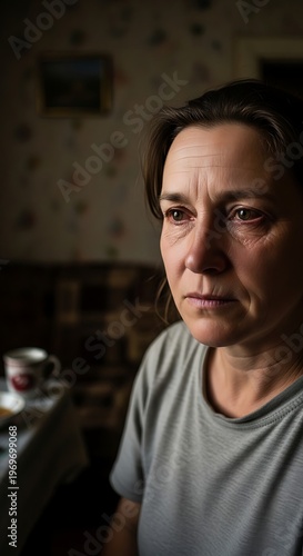 Portrait of a middle-aged man indoors.