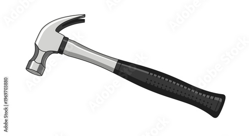 Classic Claw Hammer Tool for Carpentry and Home Repair Projects