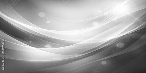 Dynamic blue abstract background vector illustration featuring flowing wave lines and futuristic motion curves in a liquid style texture