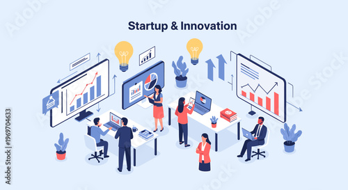 A minimalist illustration featuring a smartphone and a houseplant. The calming color palette and simple composition create a sense of balance, perfect