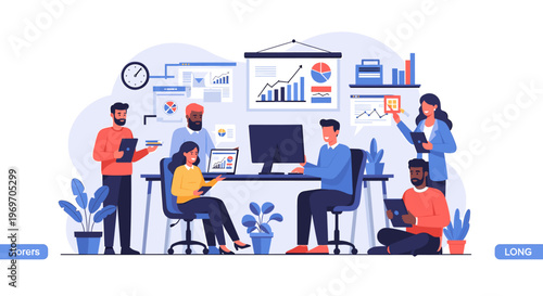 A calming, minimalist illustration of a potted plant, perfect for representing growth, wellbeing, or a fresh, modern aesthetic in blogs, websites, and