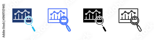 Predictive Insights Multiple Style Icon Set Collection Pack Web Banner Vector 