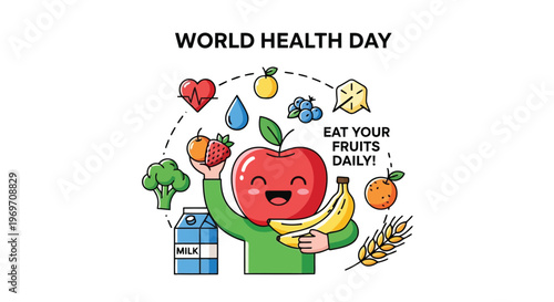 Healthy eating habits featuring fresh fruits and balanced nutrition