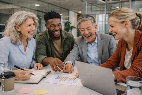 Happy diverse friends and colleagues sharing meaningful moments in urban and office settings celebrating teamwork lifestyle connection joy and modern social culture