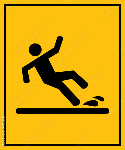 incident safety sign warning vector design black color and yellow background