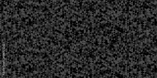 Abstract low polygon paper cubic black, gray wallpaper design. vector transparent polygon reangle square pattern. geometric wall tile metal cube triangle background.