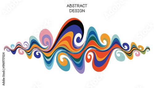 Abstract colorful background with circles abstract Modern Flat Illustration Set with Dynamic Waves, Urban Lifestyle and Colorful Creative Design