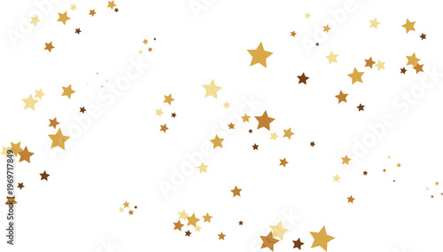 gold star confetti background festive sparkle scattered stars overlay