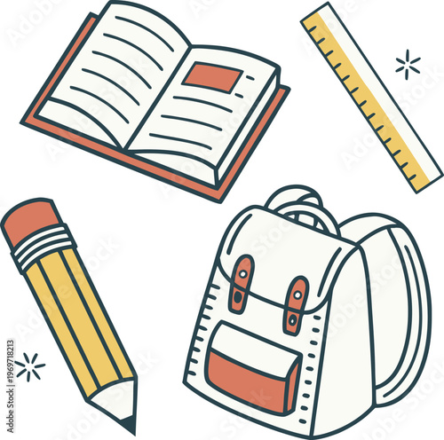 Learning Tools Icon Set