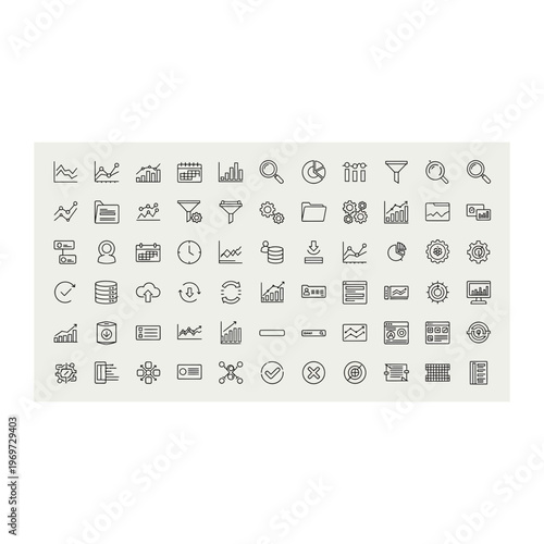 A collection of various mathematical and geometric symbols