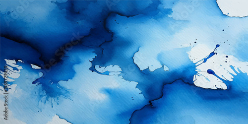 Abstract 3D world map illustration featuring a blue water background of the global planet and its continents for business travel and geography