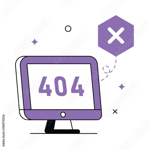 Error 404 Vector icon Eps 10 File    