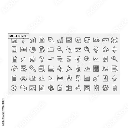 A collection of various mathematical symbols