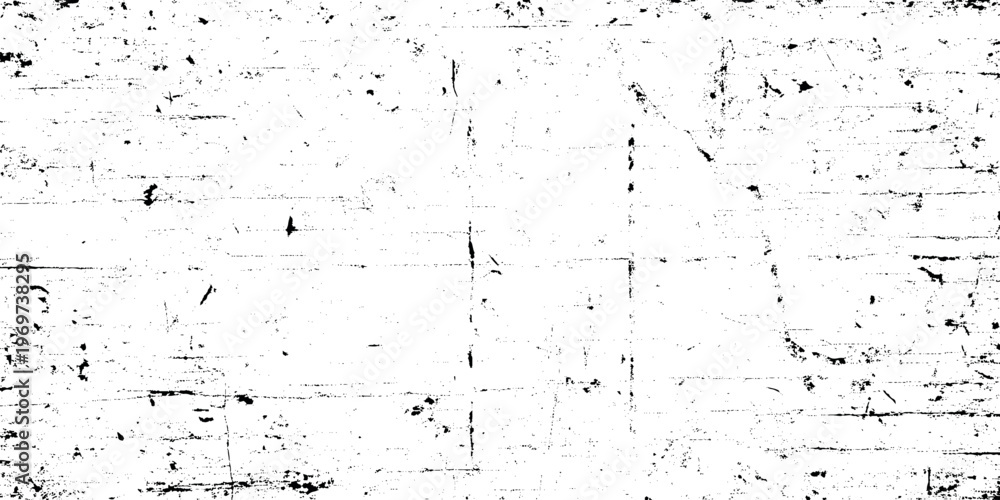 Fototapeta premium Distressed white background with black grunge texture overlay for design and artistic projects