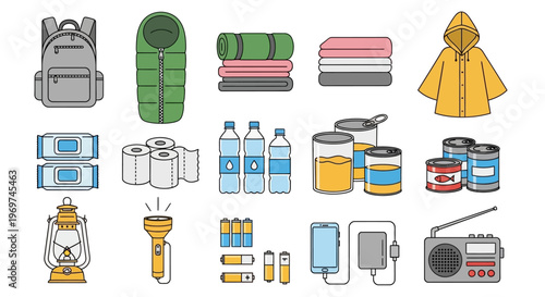 Collection of document icons representing various file management operations like saving, downloading, security, and analysis