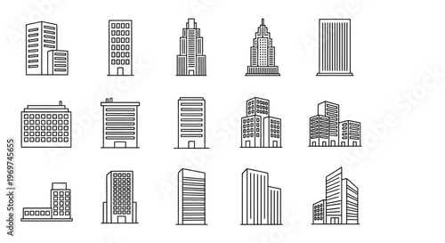 Collection of document icons representing various file management operations like saving, downloading, security, and analysis
