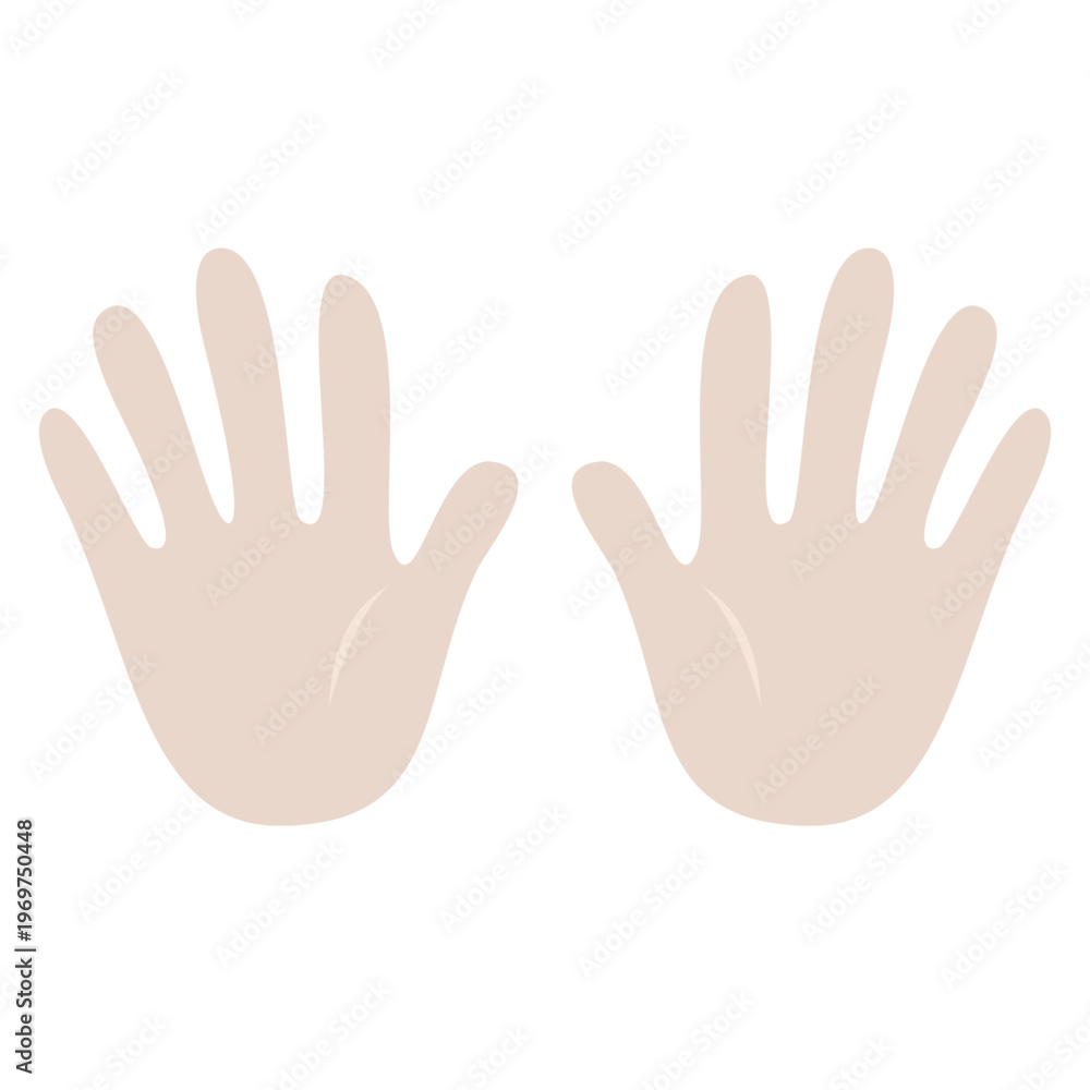 Fototapeta premium Finger 10 Number Hand
