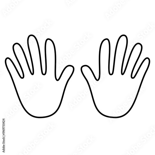 Finger 10 Number Hand