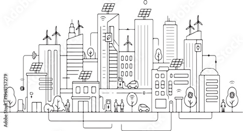 Sustainable Smart City Infrastructure with Integrated Green Energy and Digital Twin Technology