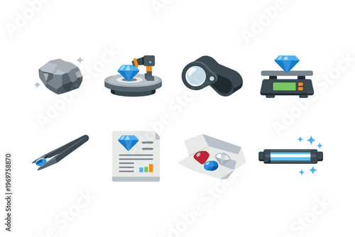 Gemstone Appraisal Icons
