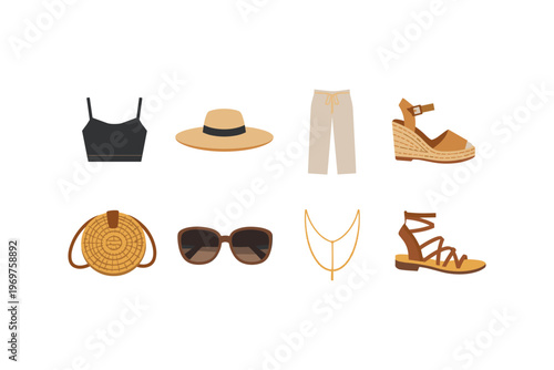 Summer Outfit Flat Lay Collection