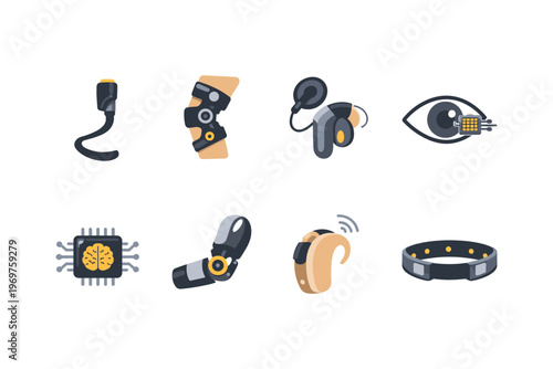 Medical Technology Icons Collection