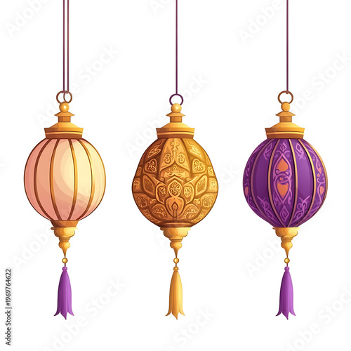 Elegant Hanging Lamps for Festival Decor