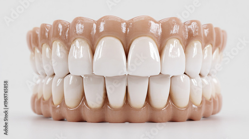 3D Realistic Tooth Model Close-up