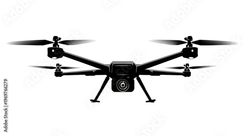 Drone flying over a scenic landscape capturing images