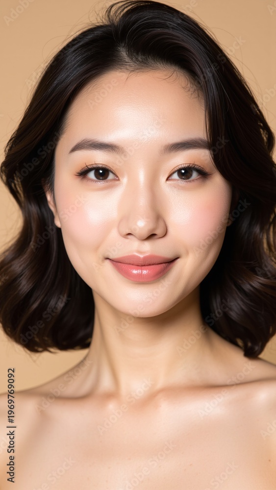 Obraz premium Radiant Korean Beauty Portrait