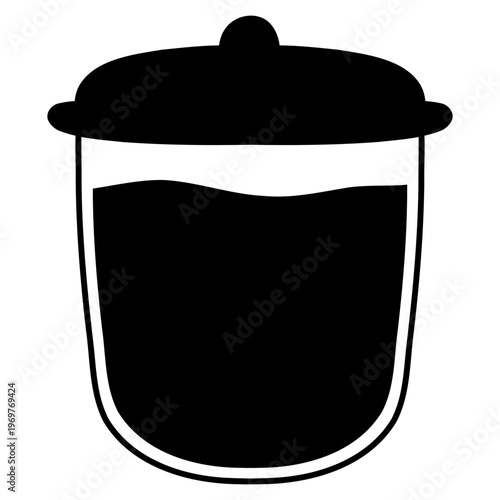 pot kitchenware boiling water