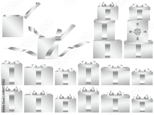 プレゼント箱横、m銀、6白