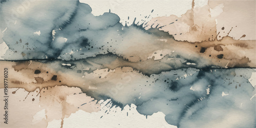 frozen river with ice and blue sky