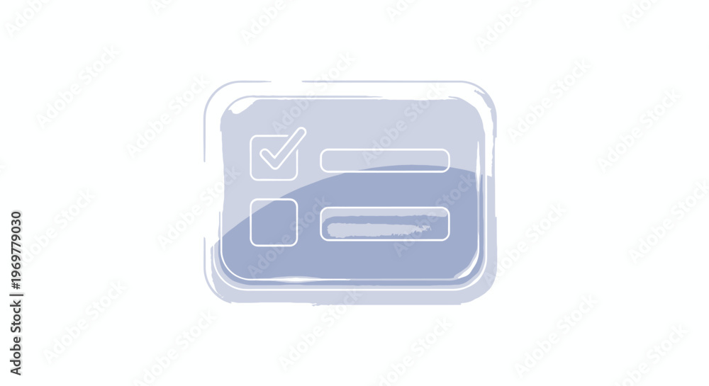 Obraz premium Checklist icon. Survey, assessment, test form concept.