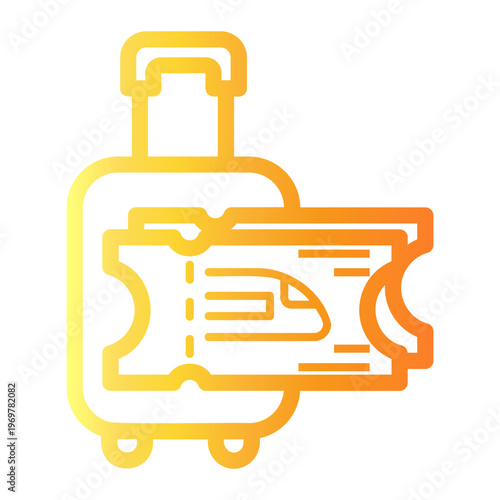 weekdays Line Gradient Icon