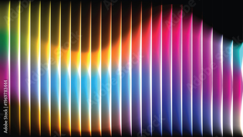 Spectrum waves effect Vibrant colorful gradient light spectrum background