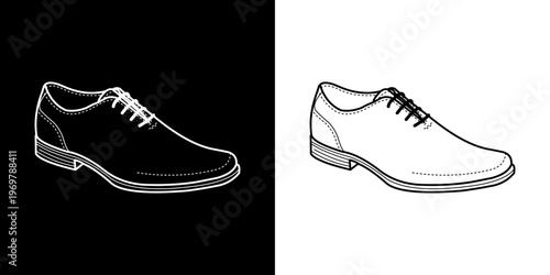 Shoe Line Art