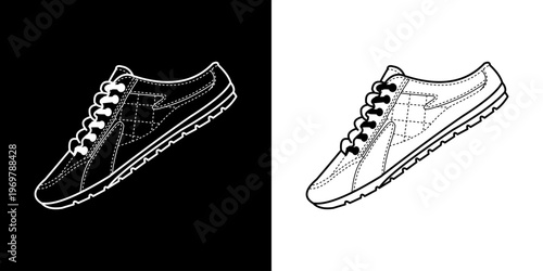 Shoe Line Art