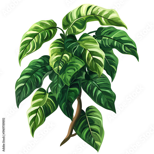 Exquisite Leafy Plant Masterpiece Showcase