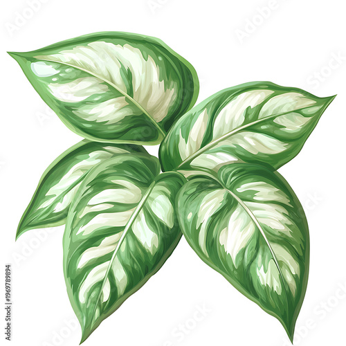 Exquisite Leafy Plant Artistry Showcase