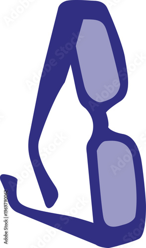 a big sunglass standing, business concept