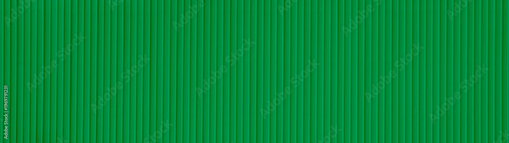 Obraz premium Metal roof teal green corrugated iron sheet aluminium background wall panel tile construction siding building line pattern texture seamless architecture plate frame for presentation product.