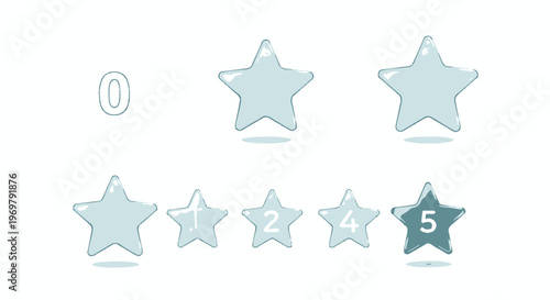 Rating stars, customer feedback, review concept