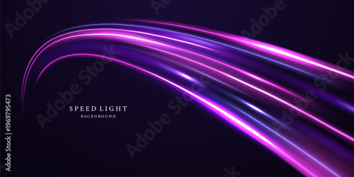 beautiful light speed line background on black background abstract design vector illustration