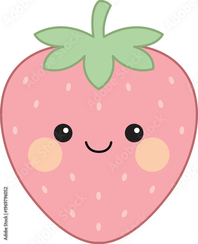 Cute Strawberry Kids Fruit Design