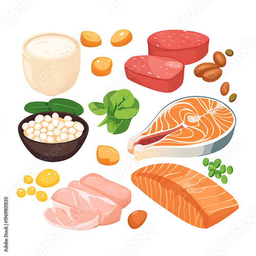 Nutrition Protein Health Food Infographic Design