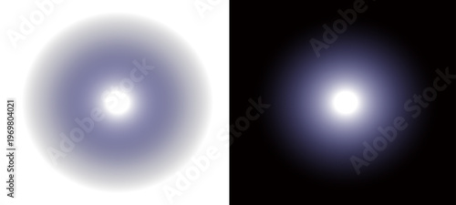 Sun Light Bright Golden Glow Isolated golden egg on blue background