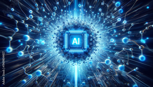 A high-tech global world for artificial intelligence, machine learning